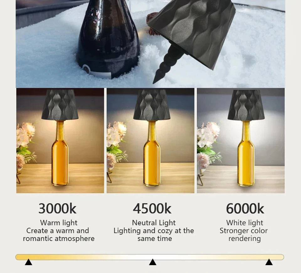 Multi-Purpose Wireless LED Bottle Lamp